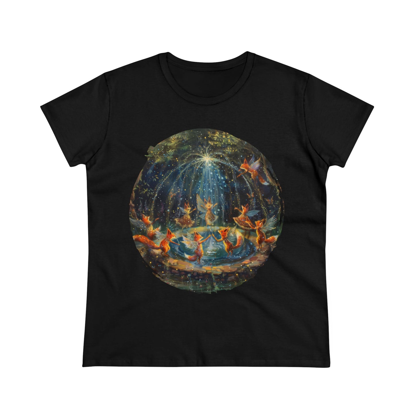 Fairy Celebration - Fantasy - Women's Midweight Cotton Tee