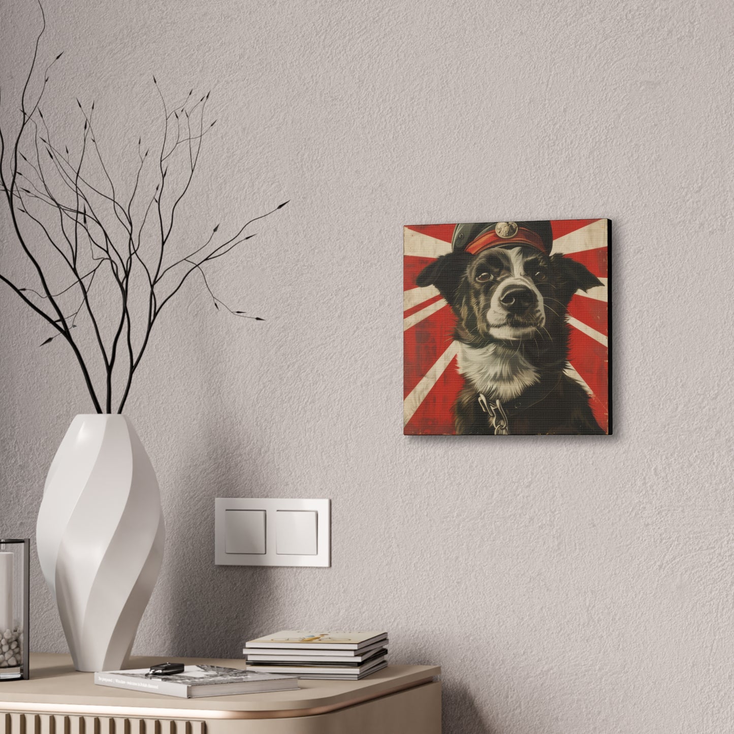 Comrade Canine - Canvas Stretched, 0.75"