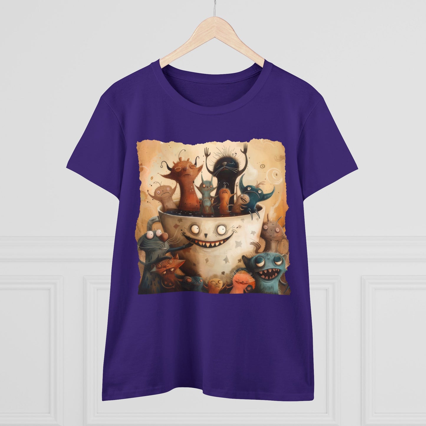 Coffee Critters - Women's Midweight Cotton Tee