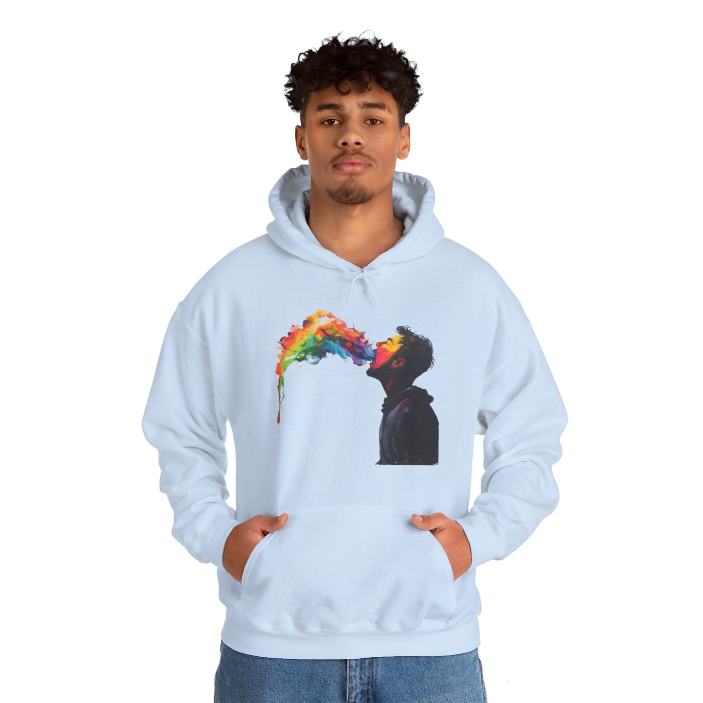 Rainbow Breath - Unisex Heavy Blend™ Hooded Sweatshirt