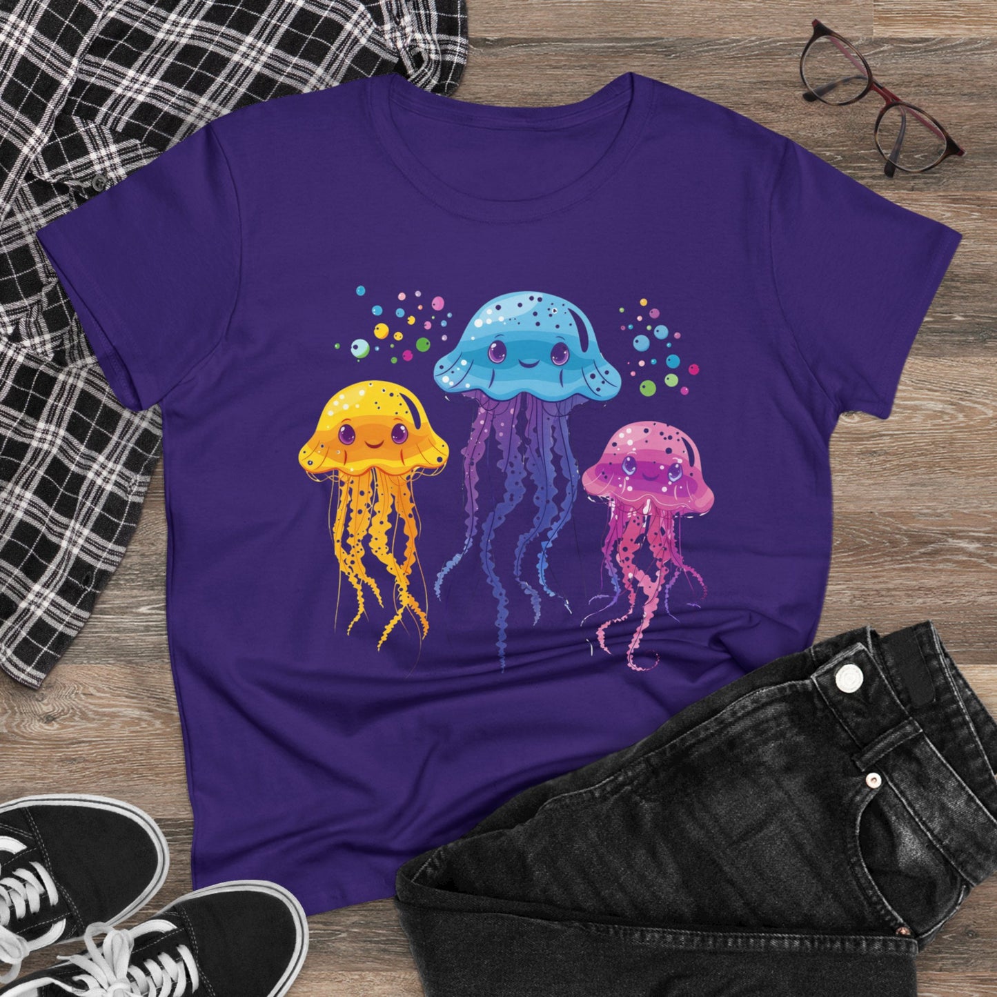 Jellyfish - Women's Midweight Cotton Tee