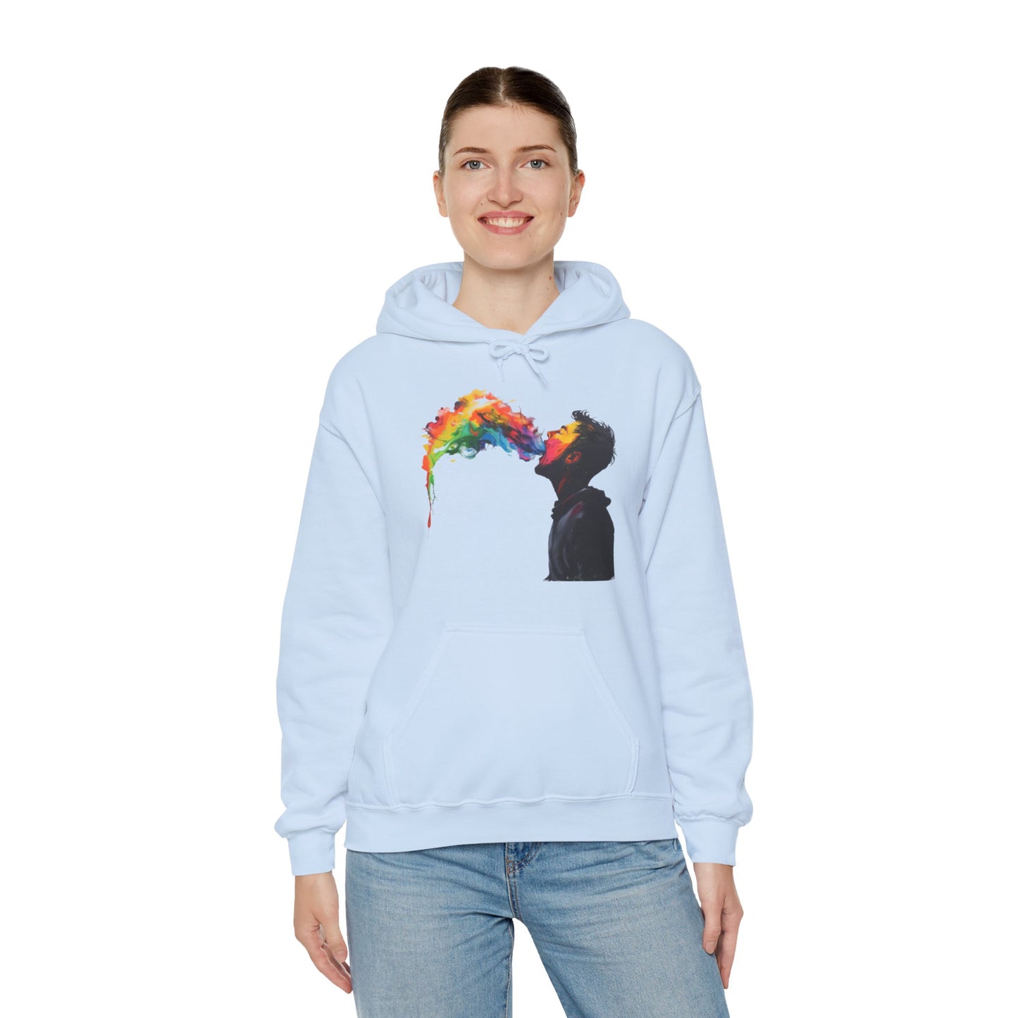 Rainbow Breath - Unisex Heavy Blend™ Hooded Sweatshirt