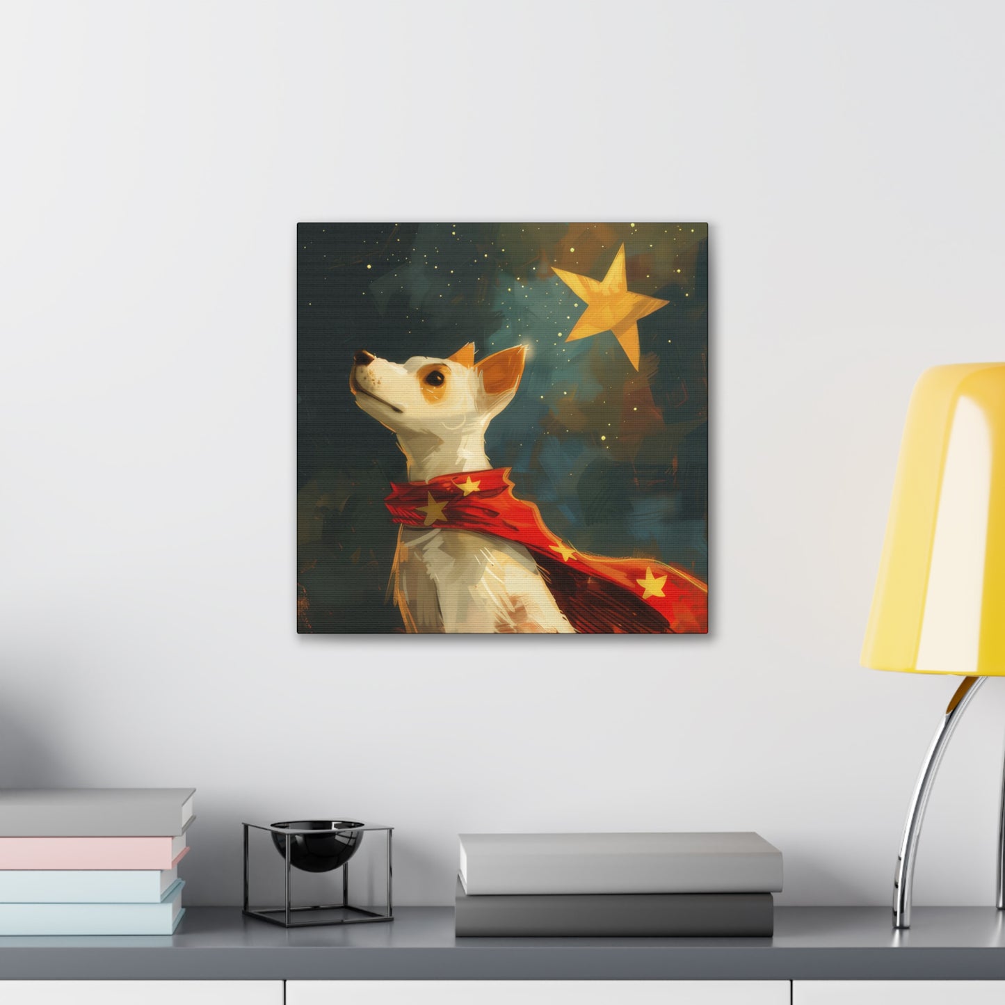 Star Dog Hero - Canvas Stretched, 0.75"