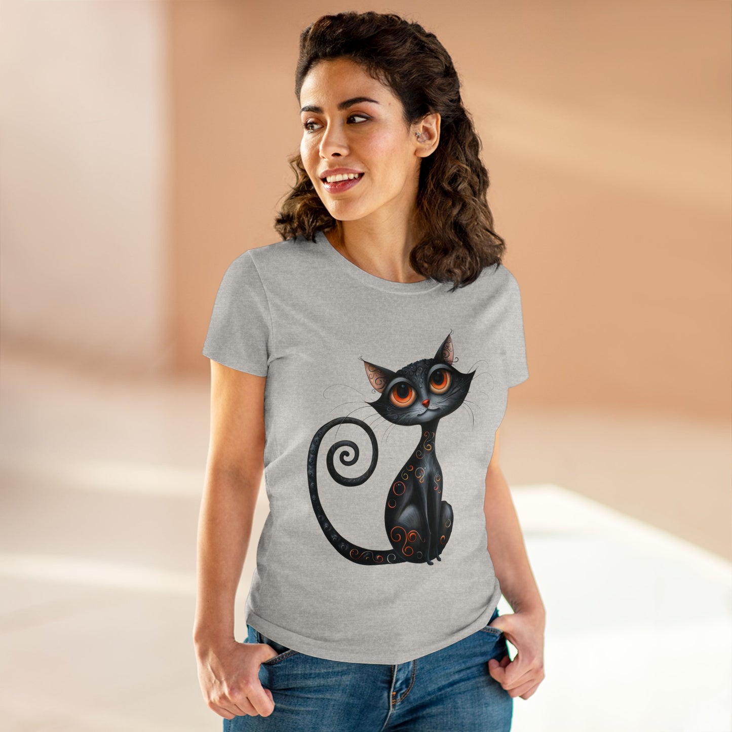 Pretty Kitty - Women's Midweight Cotton Tee