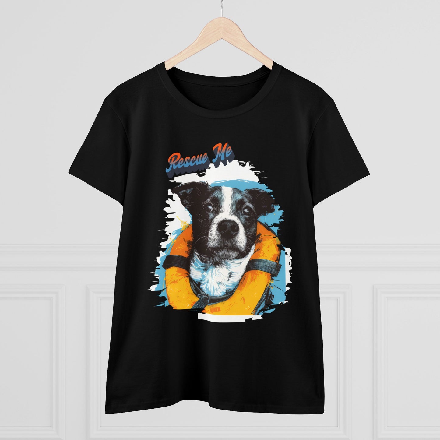 Rescue Dog - Women's Midweight Cotton Tee