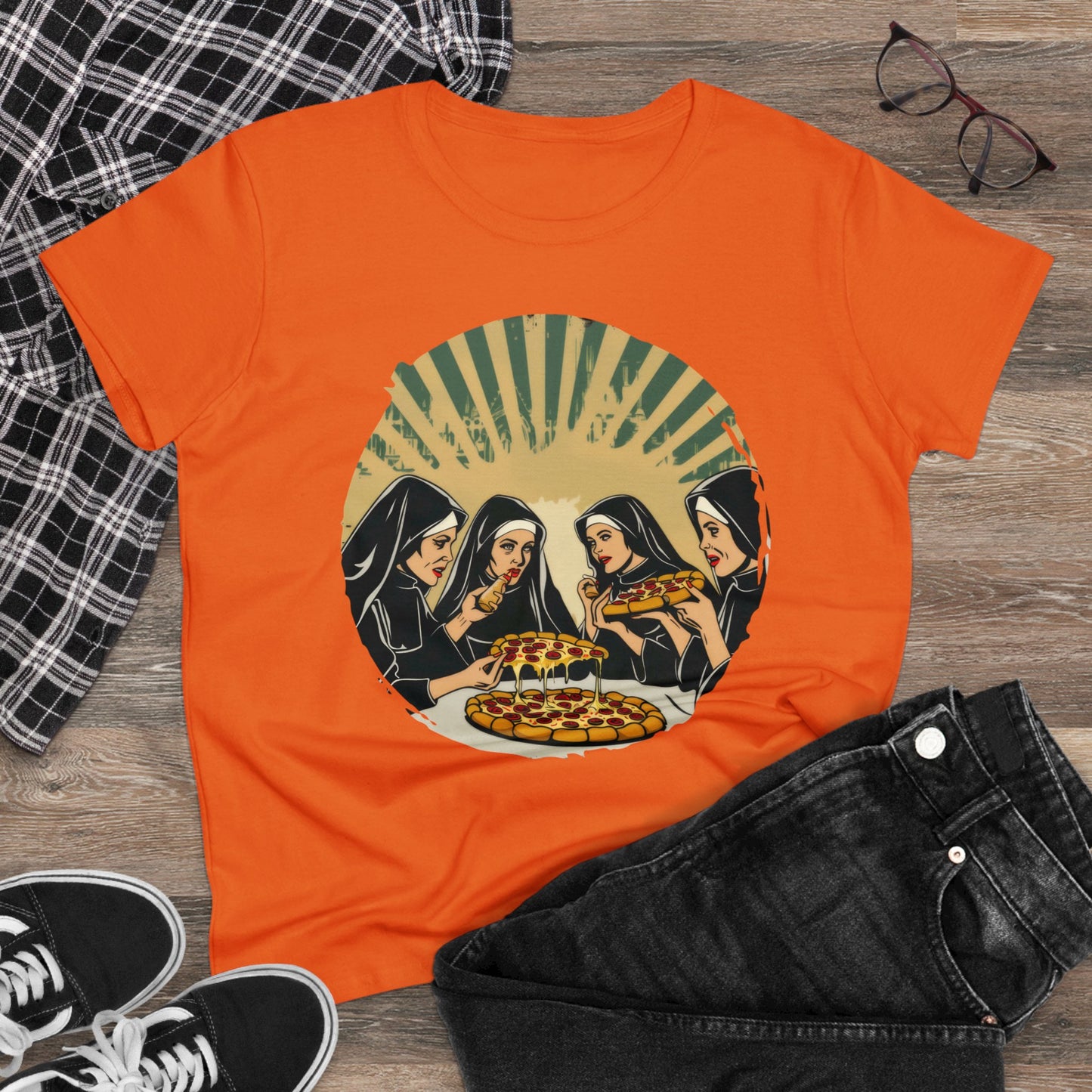 Pizza Divine - Women's Midweight Cotton Tee