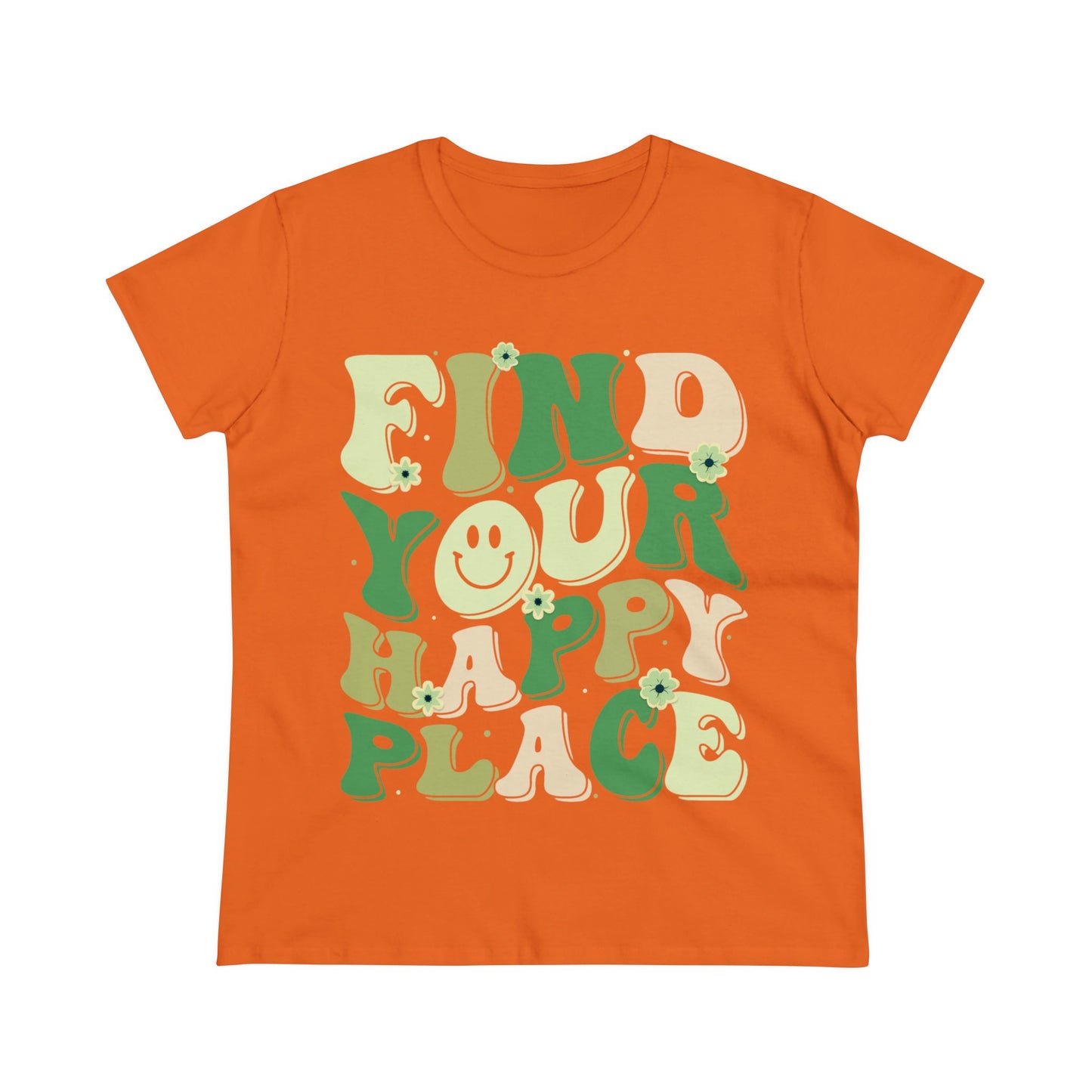 Find Your Happy Place - Gardening - Women's Midweight Cotton Tee