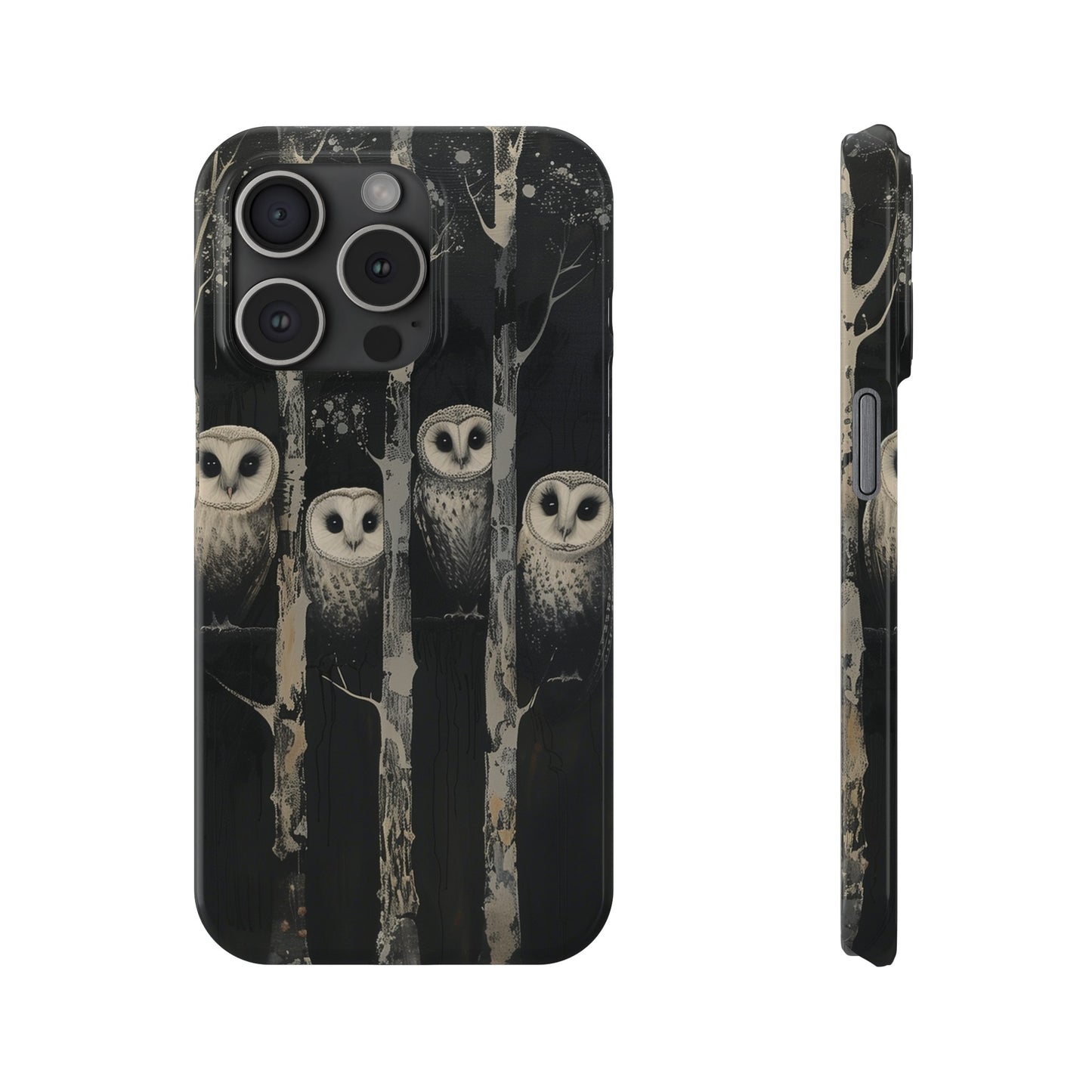 Owls at Night Phone Case