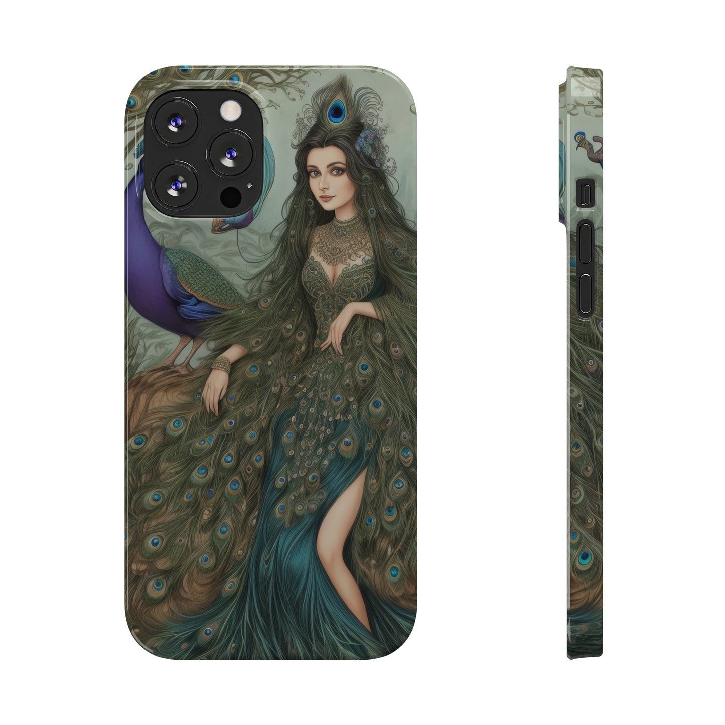 Peacock Witch - Phone Case