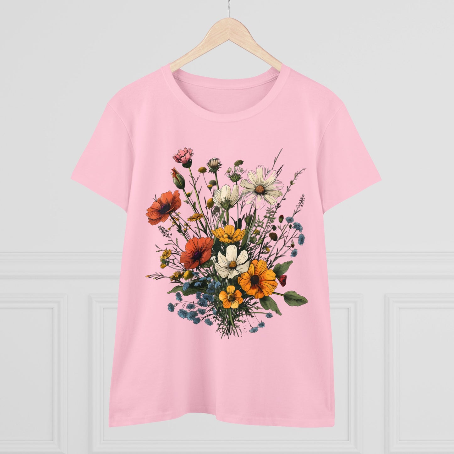 Wildflowers - Women's Midweight Cotton Tee