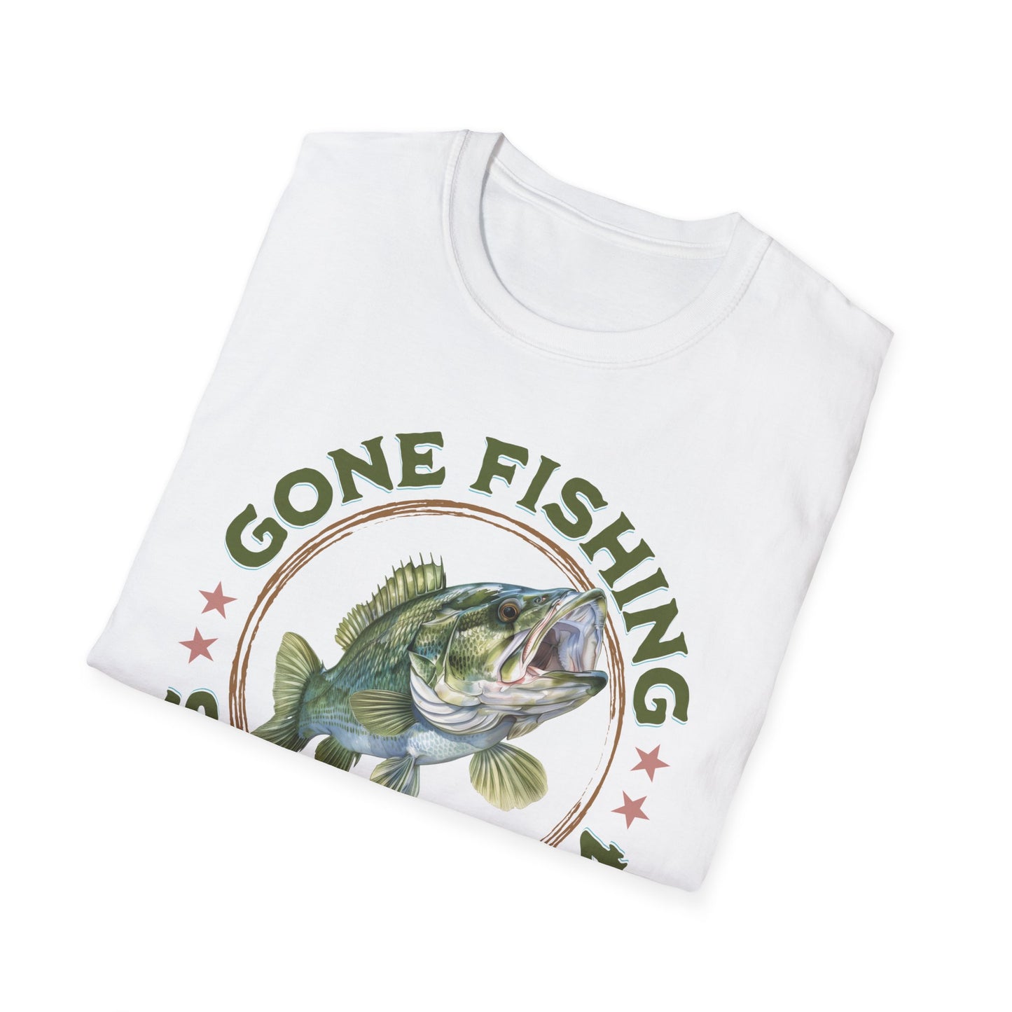 Gone Fishing - Unisex Softstyle T-Shirt