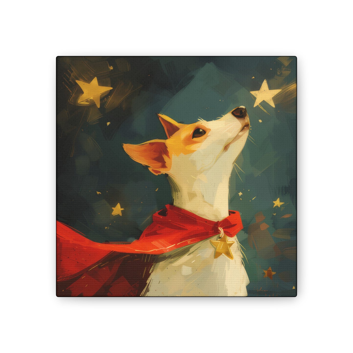 Star Dog Hero - Canvas Stretched, 0.75"