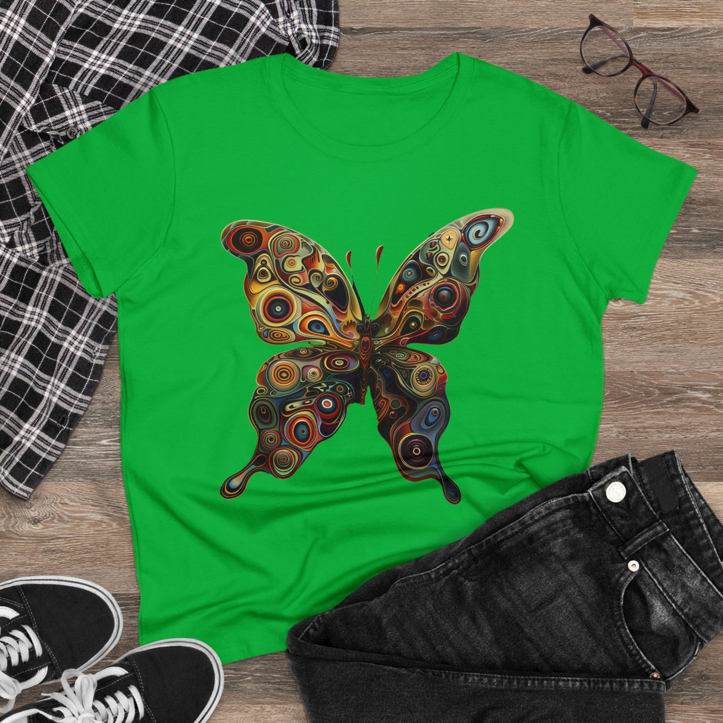 Butterfly - Women's Midweight Cotton Tee