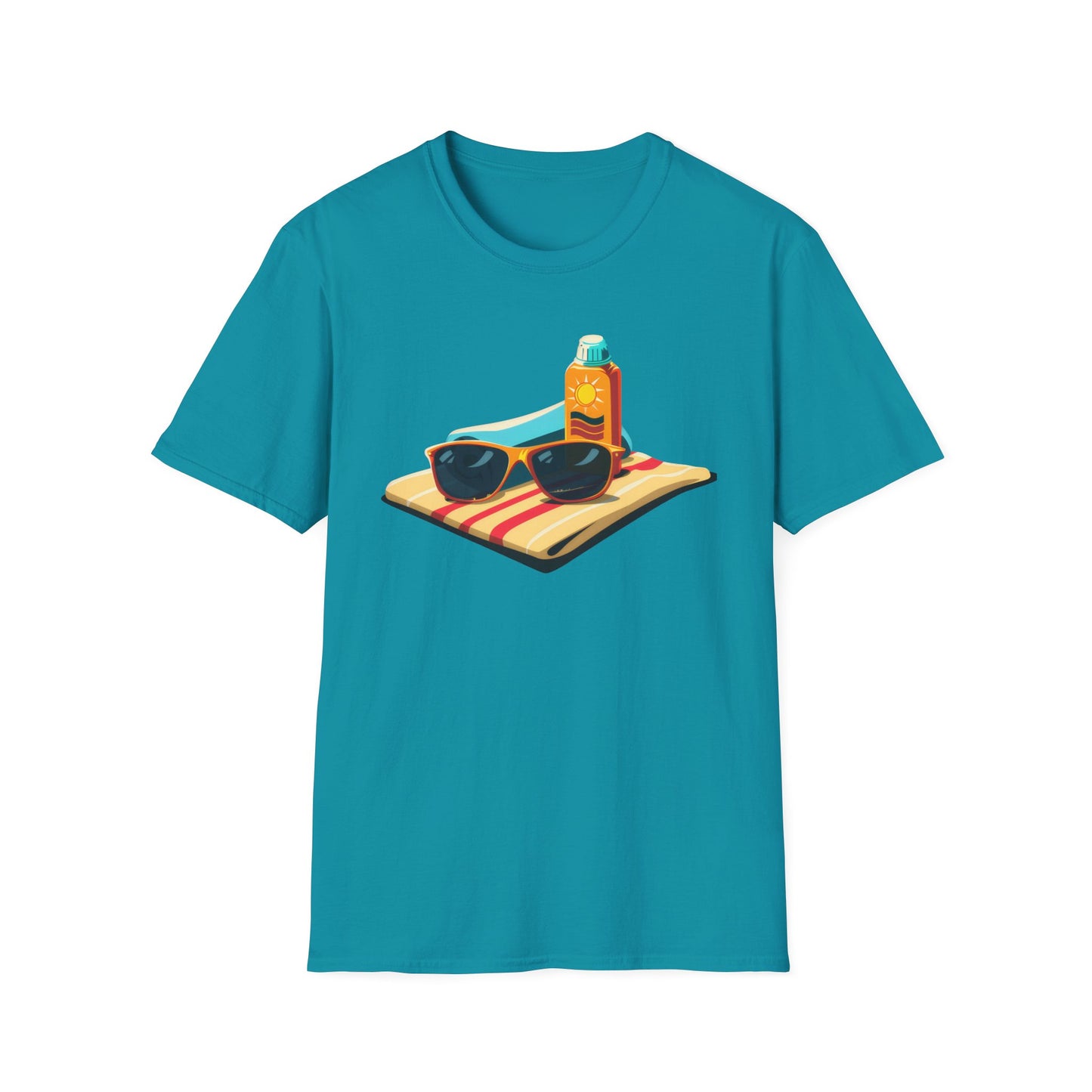 Beach Time! - Unisex Softstyle T-Shirt