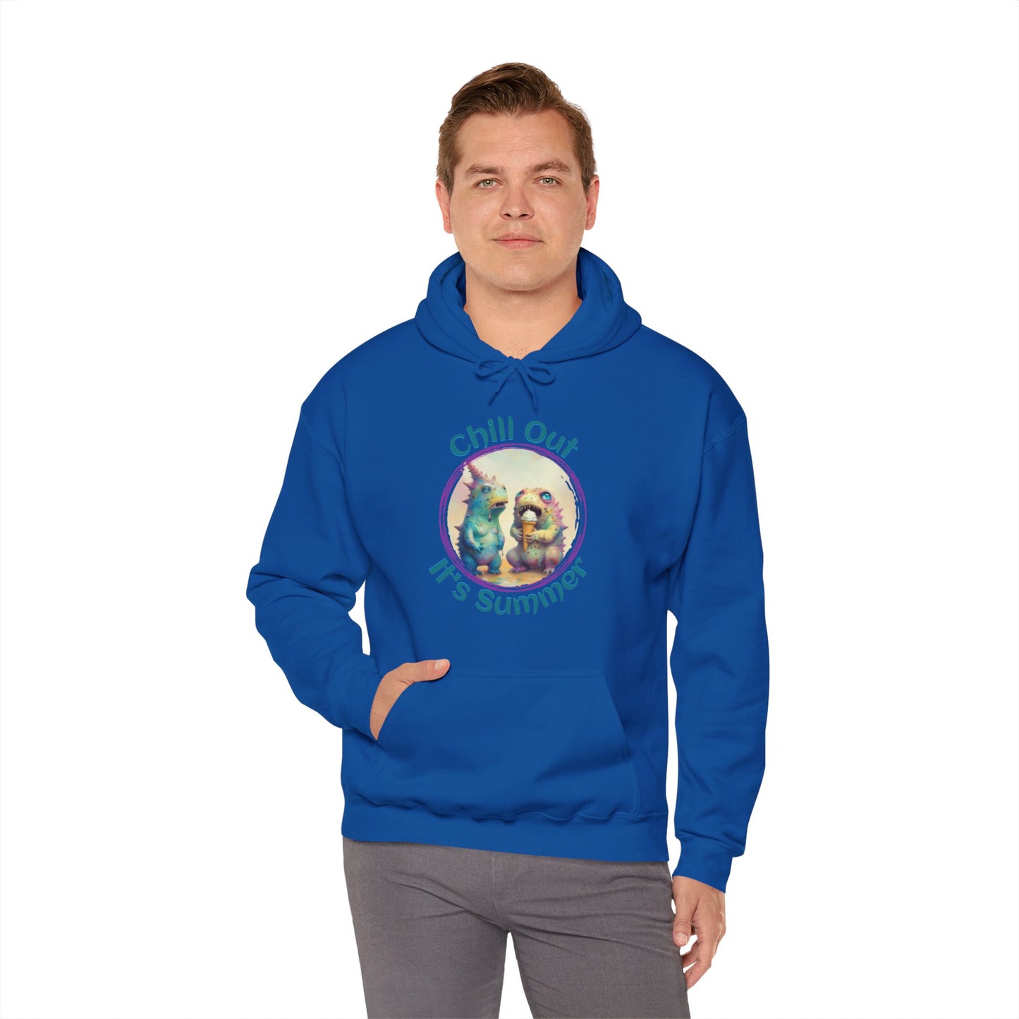 Chill Out, It's Summer - Unisex Heavy Blend™ Hooded Sweatshirt