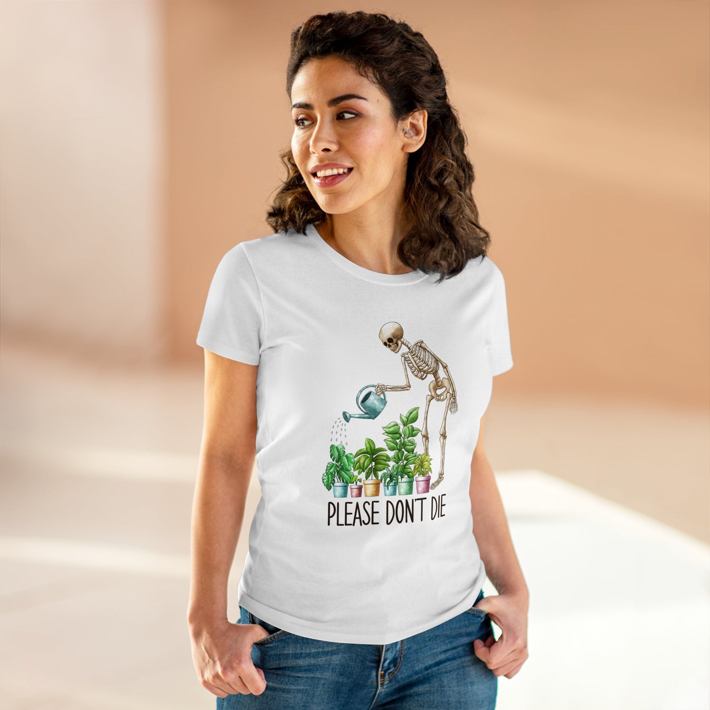 Please Don't Die - Gardening - Women's Midweight Cotton Tee