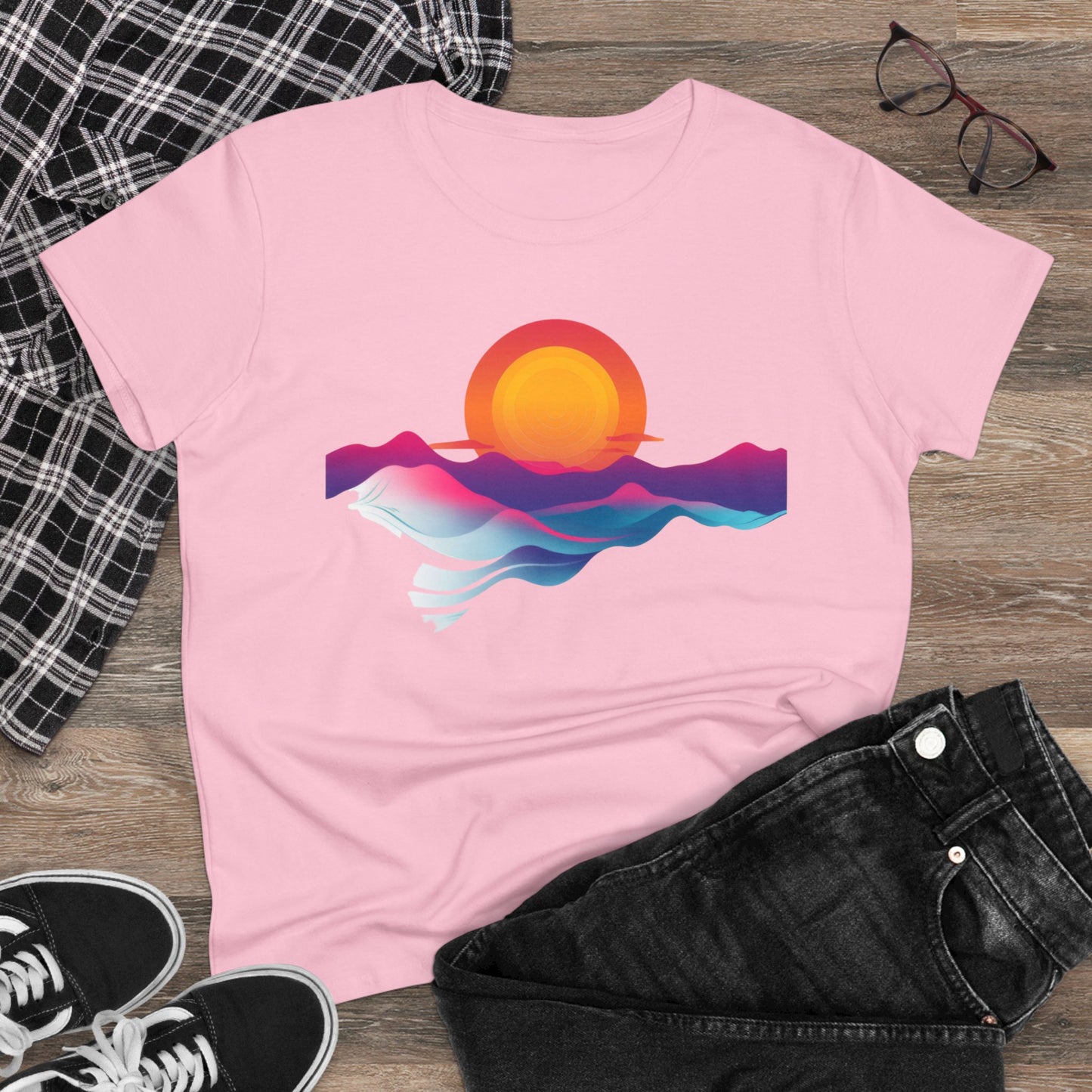 Sunrise - Women's Midweight Cotton Tee