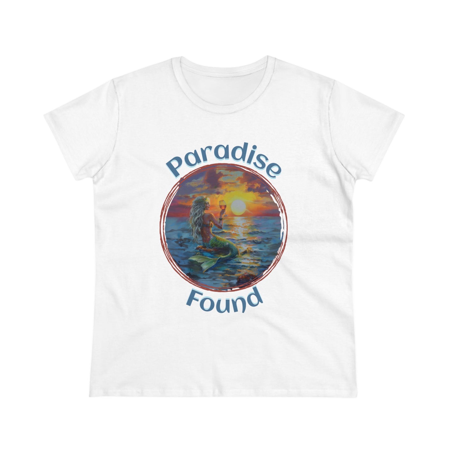 Paradise Found - Women's Midweight Cotton Tee