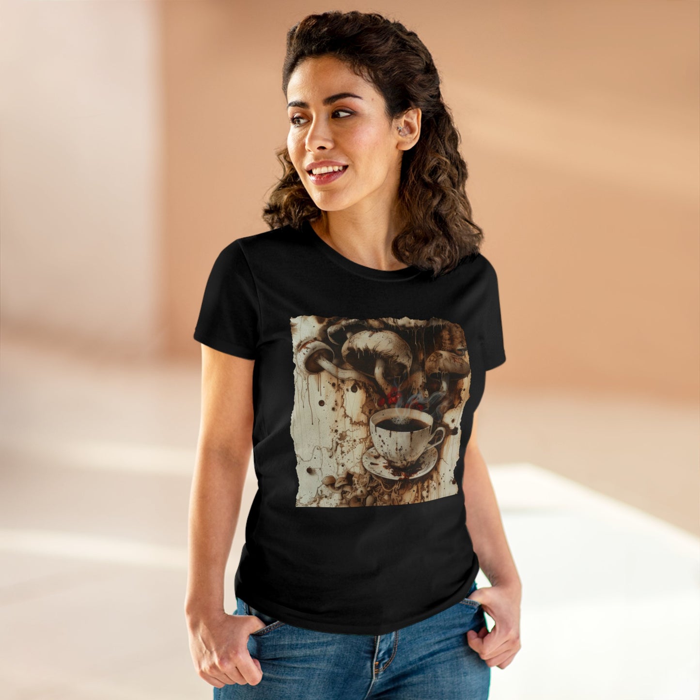 Organic Coffee - Women's Midweight Cotton Tee