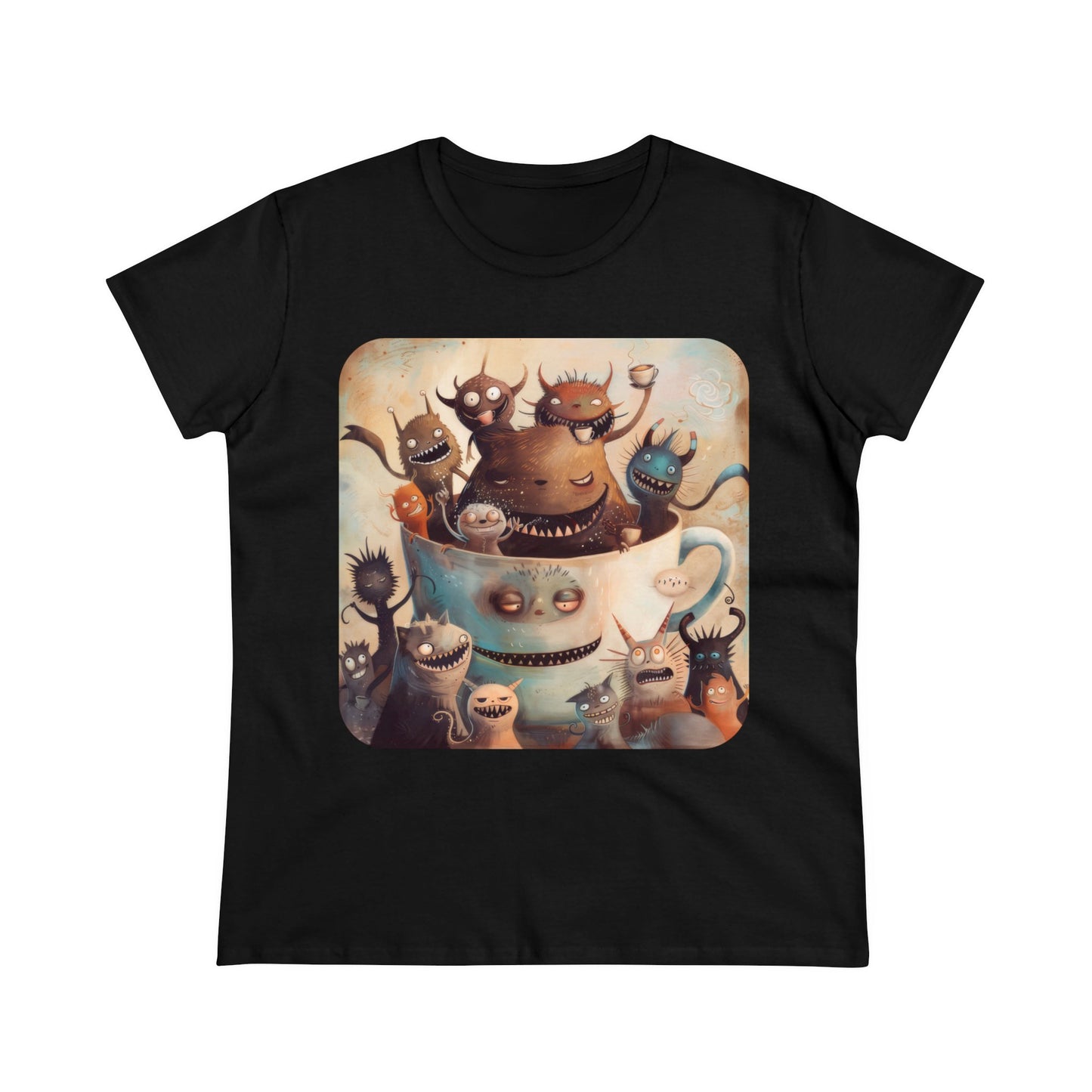 Coffee Critters - Women's Midweight Cotton Tee