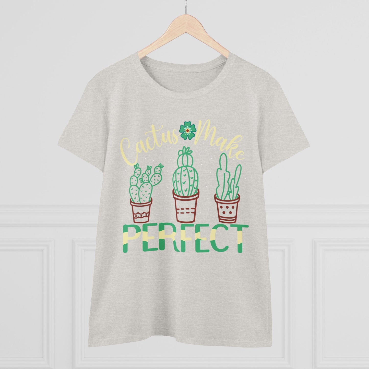 Cactus Makes Perfect - Gardening - Women's Midweight Cotton Tee