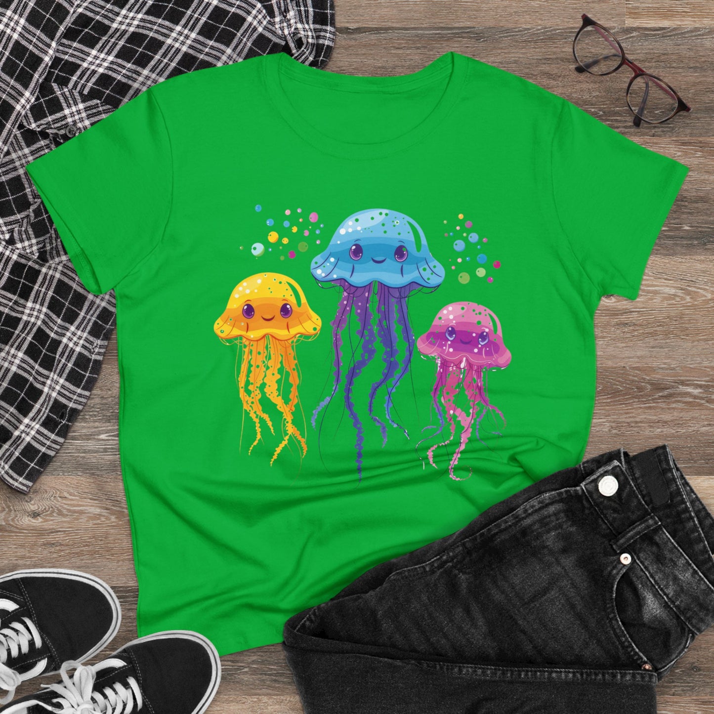 Jellyfish - Women's Midweight Cotton Tee