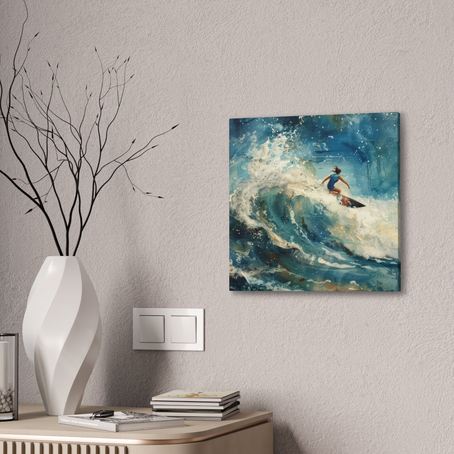 Surfs Up - Canvas Stretched, 0.75"