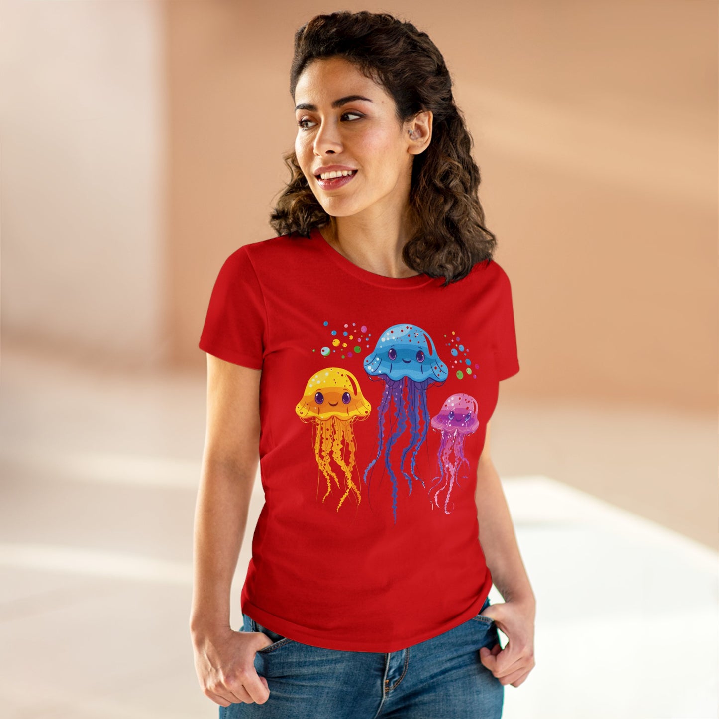 Jellyfish - Women's Midweight Cotton Tee