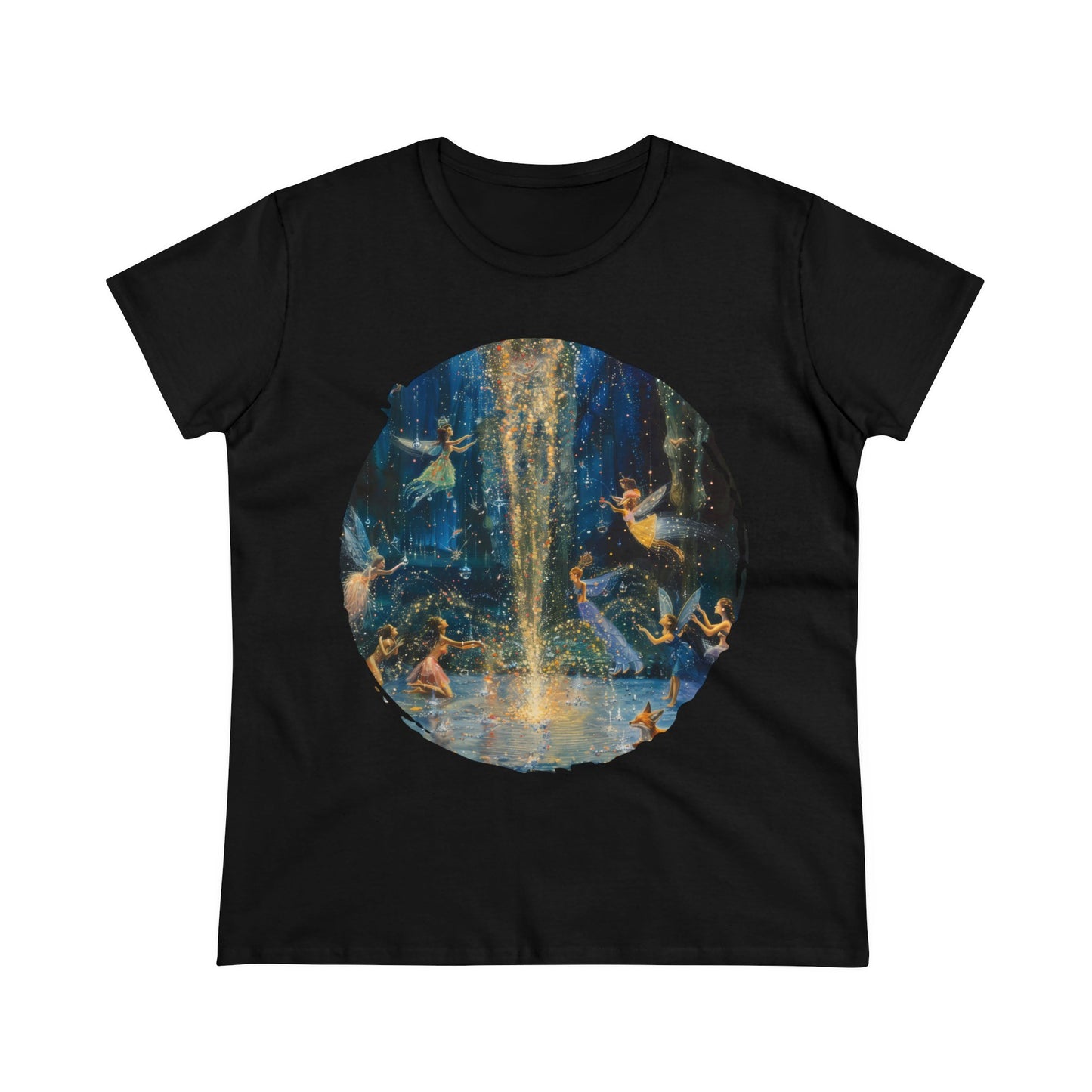 Fairy Celebration - Fantasy - Women's Midweight Cotton Tee