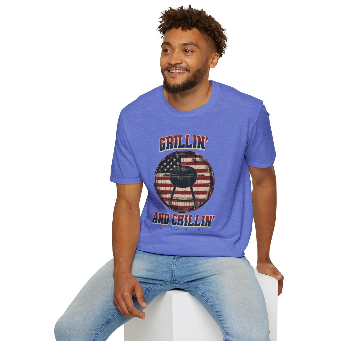 Grillin and Chillin - Unisex Softstyle T-Shirt