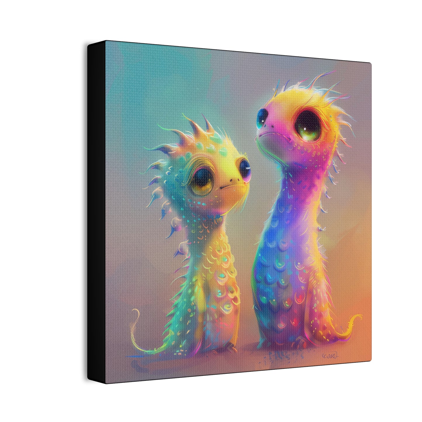 Iridescent Creatures - Canvas Stretched, 0.75"