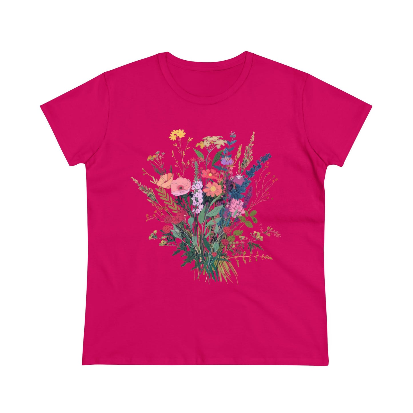 Wildflowers - Women's Midweight Cotton Tee