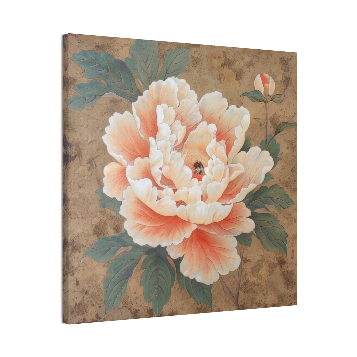 Peony - Canvas Stretched, 0.75"