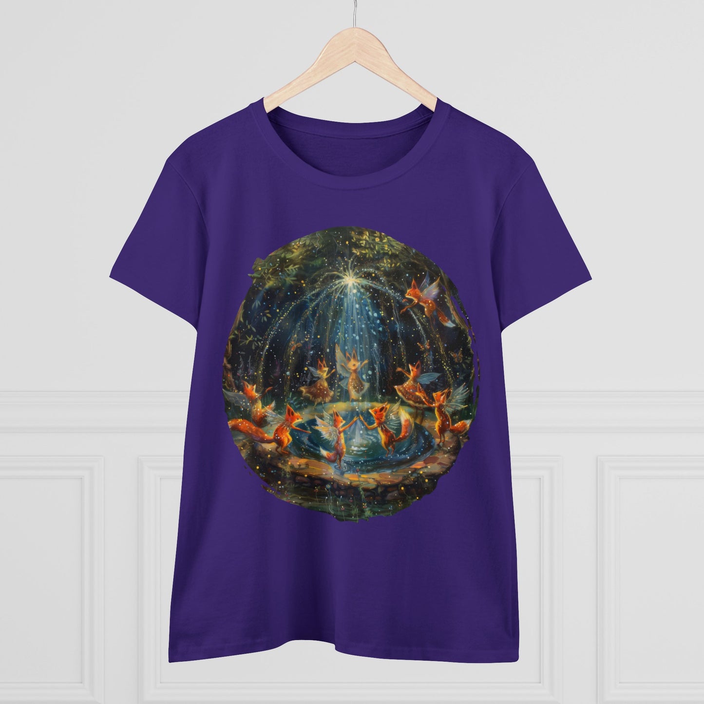 Fairy Celebration - Fantasy - Women's Midweight Cotton Tee