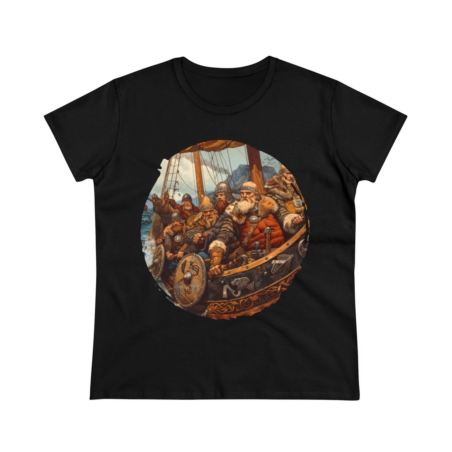 Vikings - Fantasy - Women's Midweight Cotton Tee