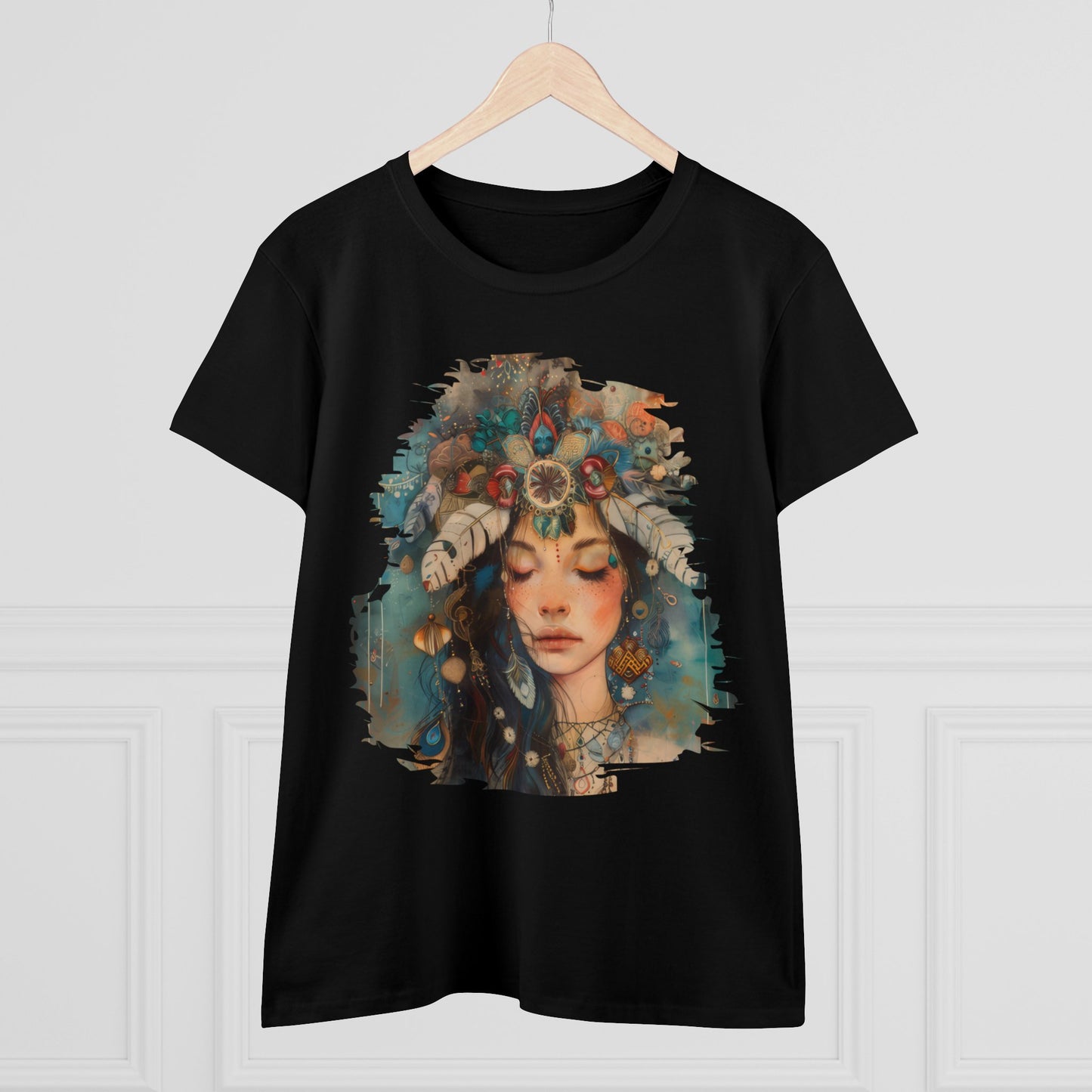 EW - Flowers - Women's Midweight Cotton Tee