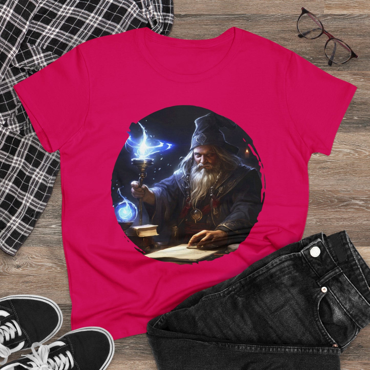 The Mage - Fantasy - Women's Midweight Cotton Tee