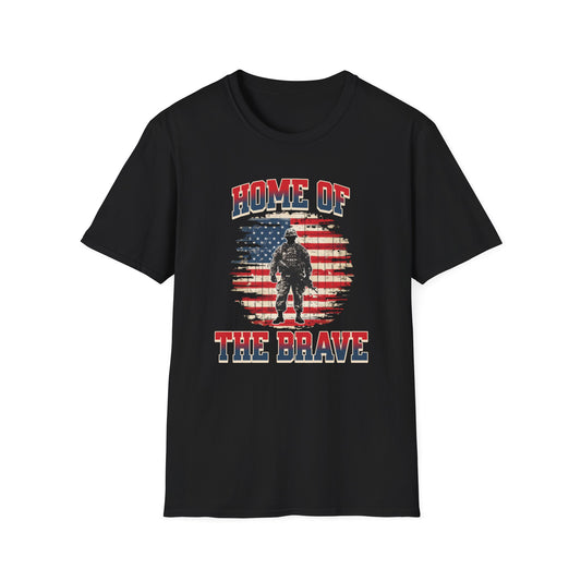 Home of the Brave - Unisex Softstyle T-Shirt