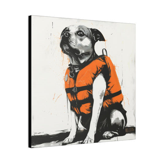 Water Dog - Canvas Stretched, 0.75"