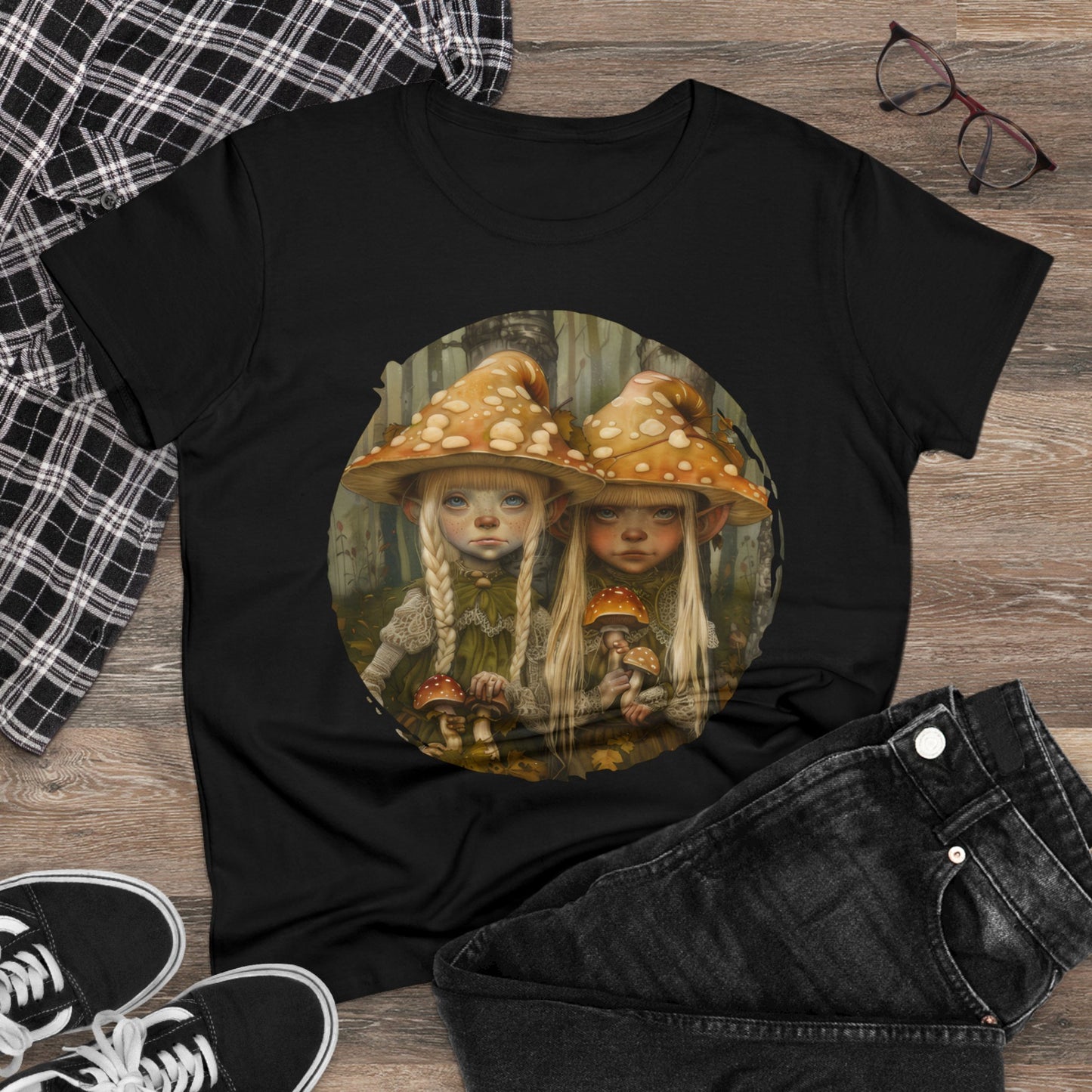 Elves - Fantasy - Women's Midweight Cotton Tee