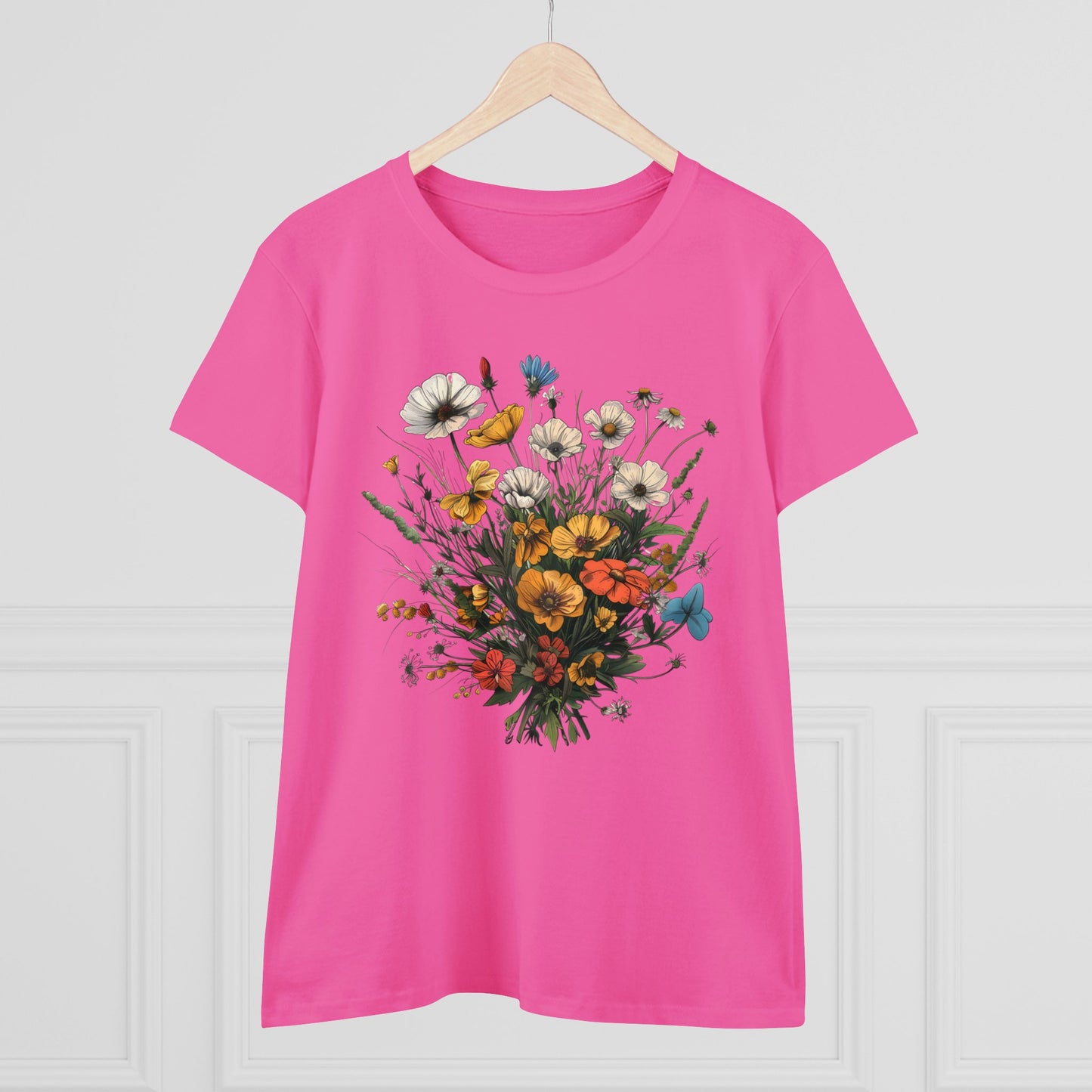 Wildflowers - Women's Midweight Cotton Tee