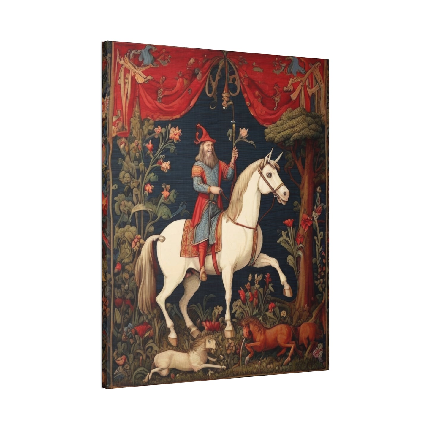 Medieval Tapestry - Canvas Stretched, 0.75"