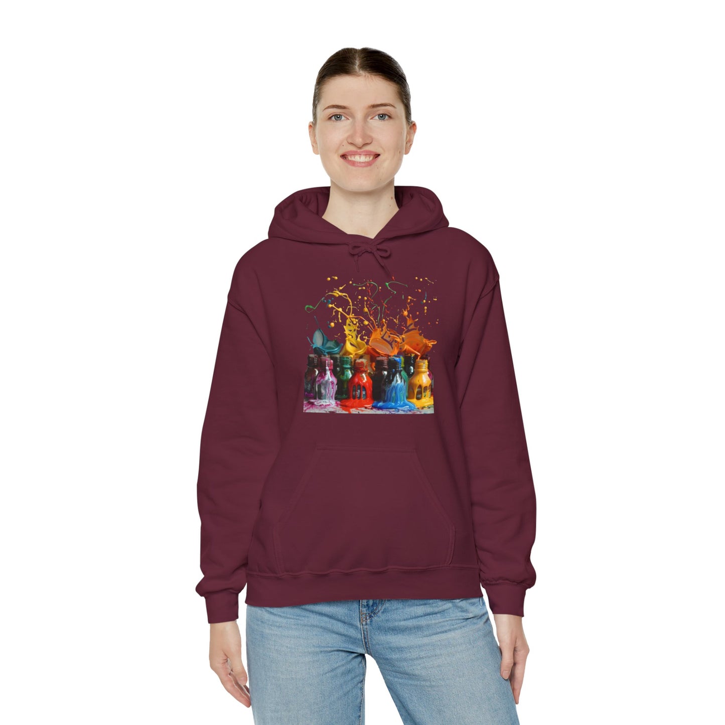 Paint Splash - Unisex Heavy Blend™ Hooded Sweatshirt