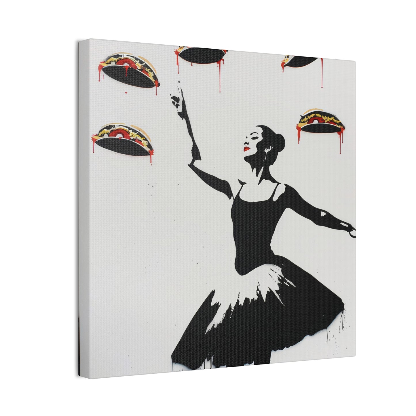 Ballerina of Tacos - Canvas Stretched, 0.75"