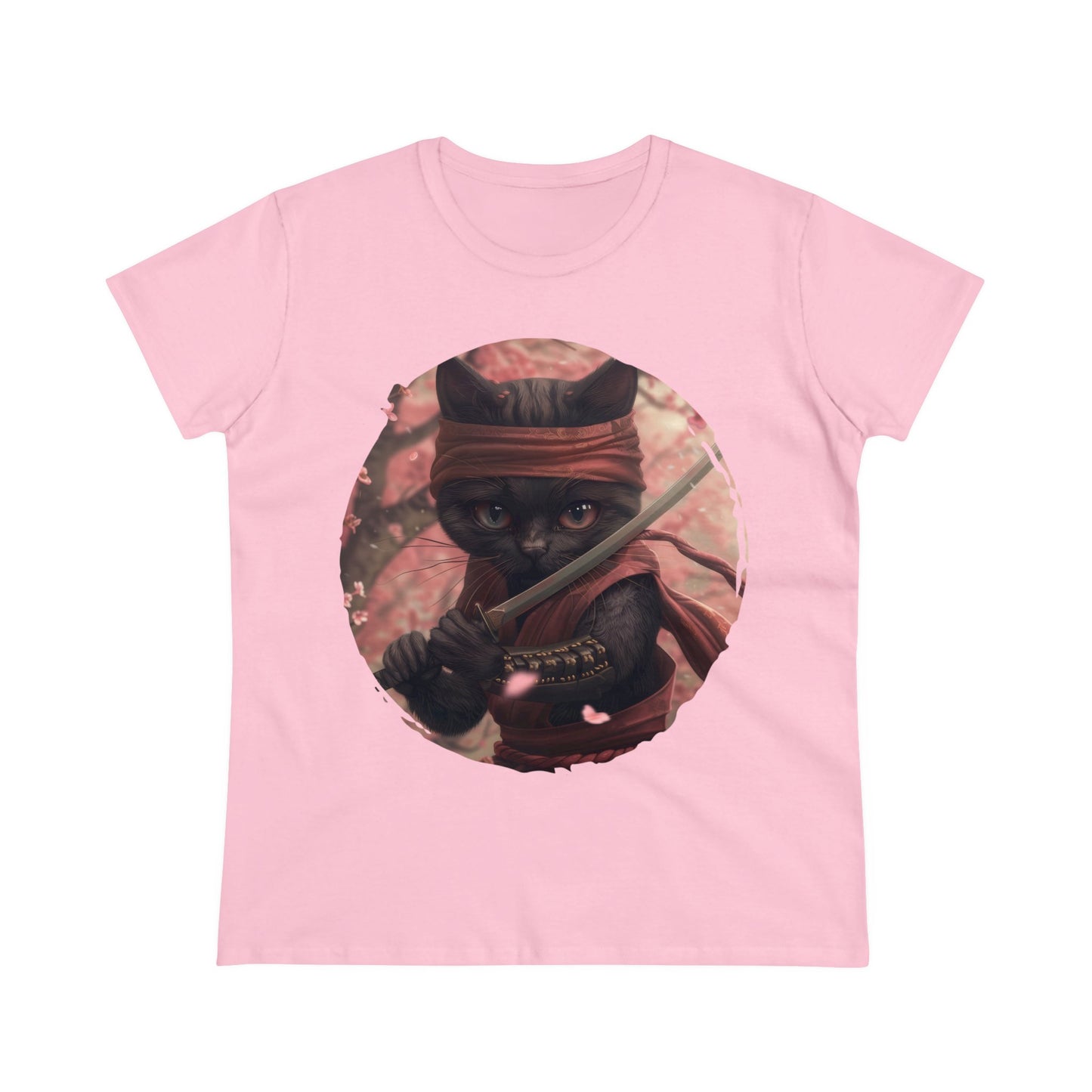 Ninja Kitty - Women's Midweight Cotton Tee