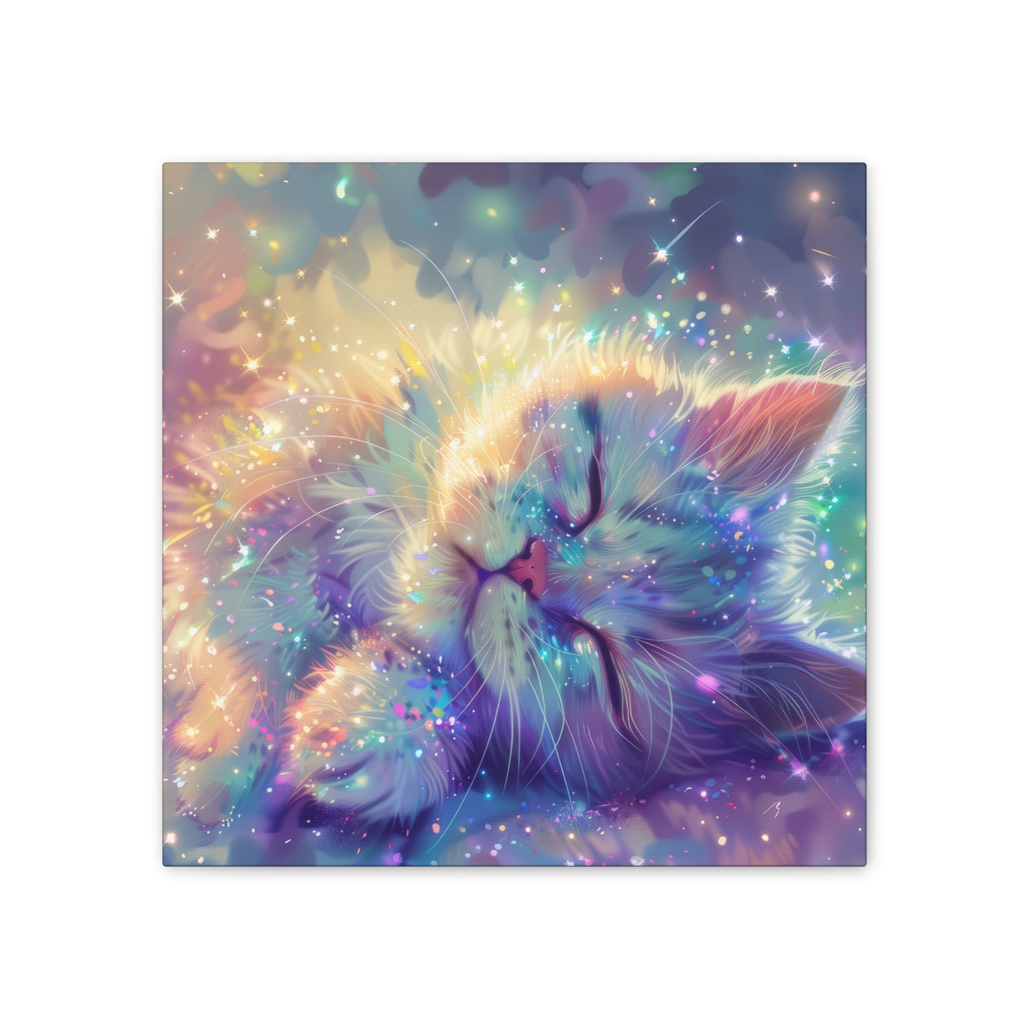 Sparkly Kitties - Canvas Stretched, 0.75"