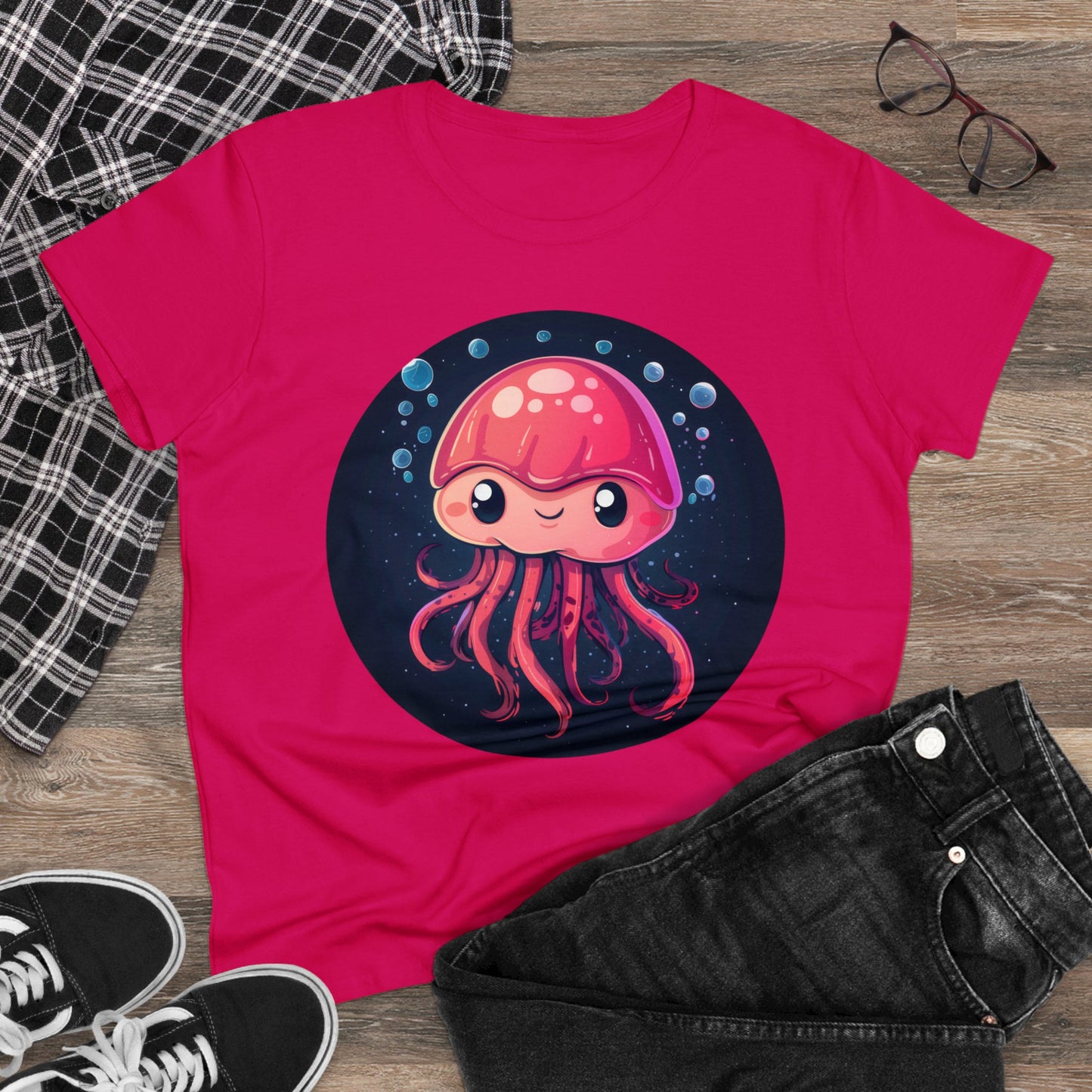 Jellyfish - Women's Midweight Cotton Tee