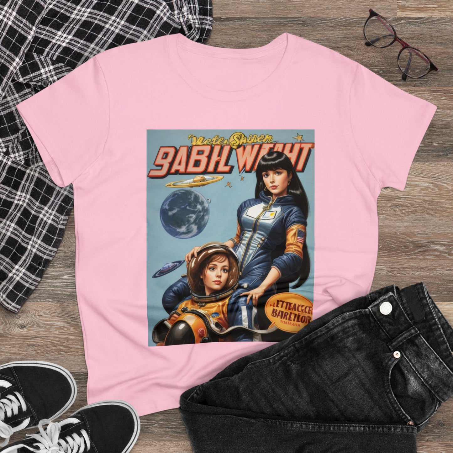 Space Chicks - Fantasy - Women's Midweight Cotton Tee