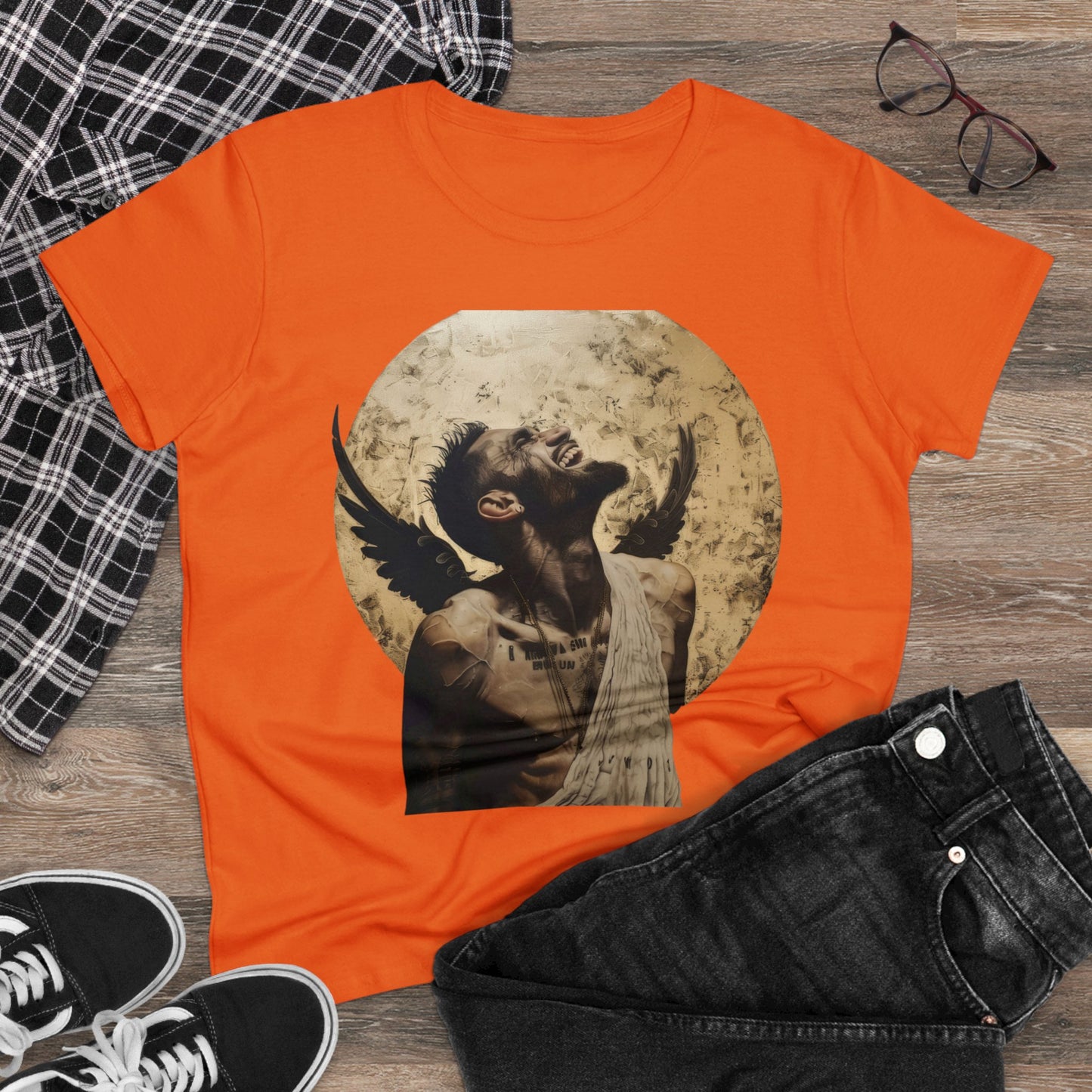 Angel or Devil - Women's Midweight Cotton Tee