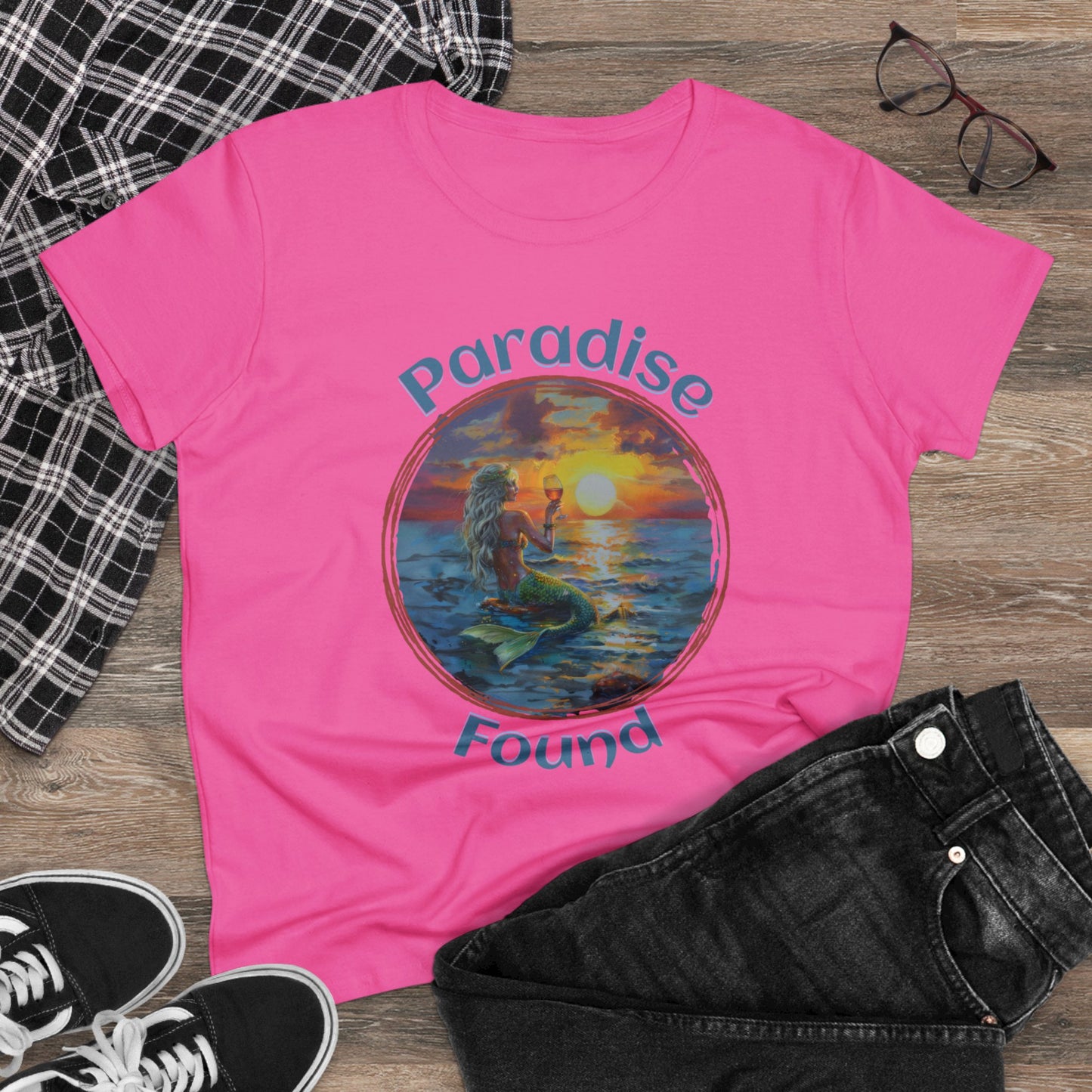 Paradise Found - Women's Midweight Cotton Tee